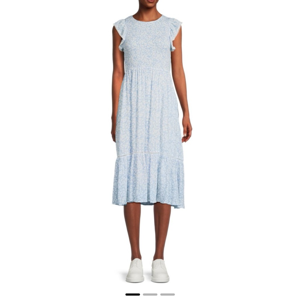 Lost and Wander Midi Dress tropical print